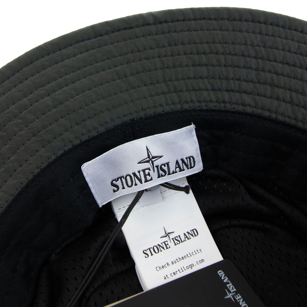 Stone Island 99376 Nylon Metal In Econyl Bucket Hat Khaki V0059
