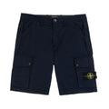 Stone Island L1110 Twill Stretch Tc Cargo Shorts Navy A0020