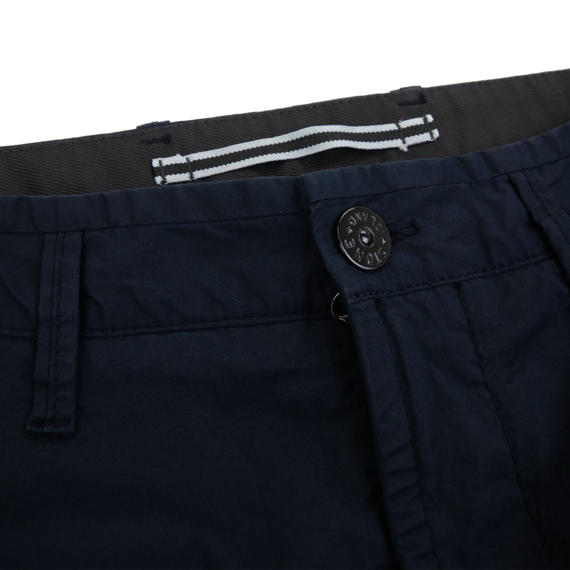 Stone Island L1110 Twill Stretch Tc Cargo Shorts Navy A0020