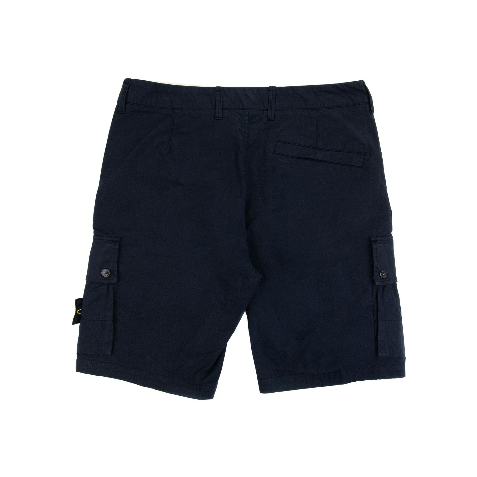 Stone Island L1110 Twill Stretch Tc Cargo Shorts Navy A0020
