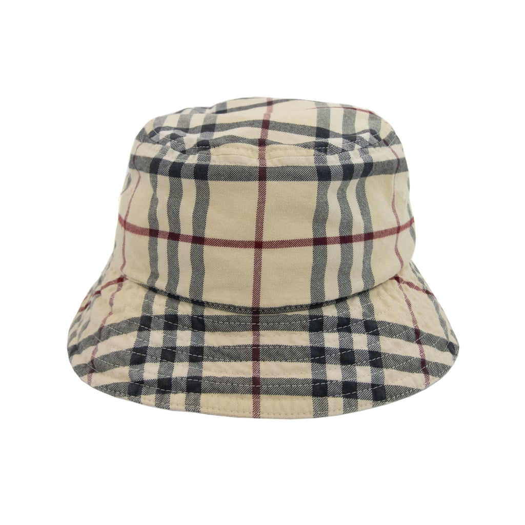 Burberry Check Classic Bucket Hat Stone