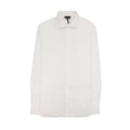 Emporio Armani All Over Logo Long Sleeve Shirt White
