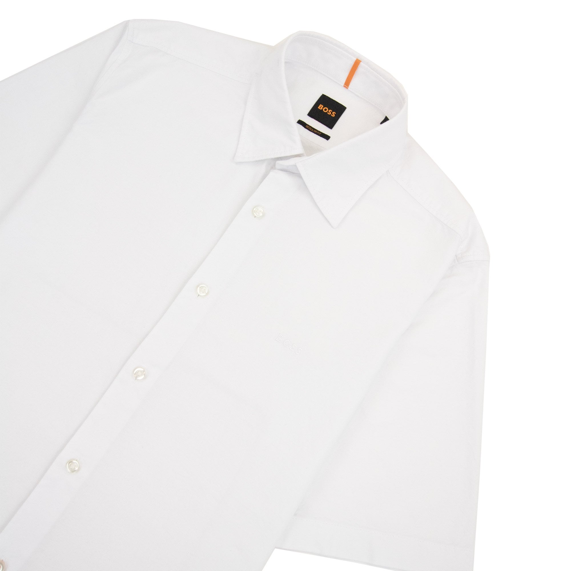 Hugo Boss Rash 2 Oxford Cotton Regular Fit Shirt White 100