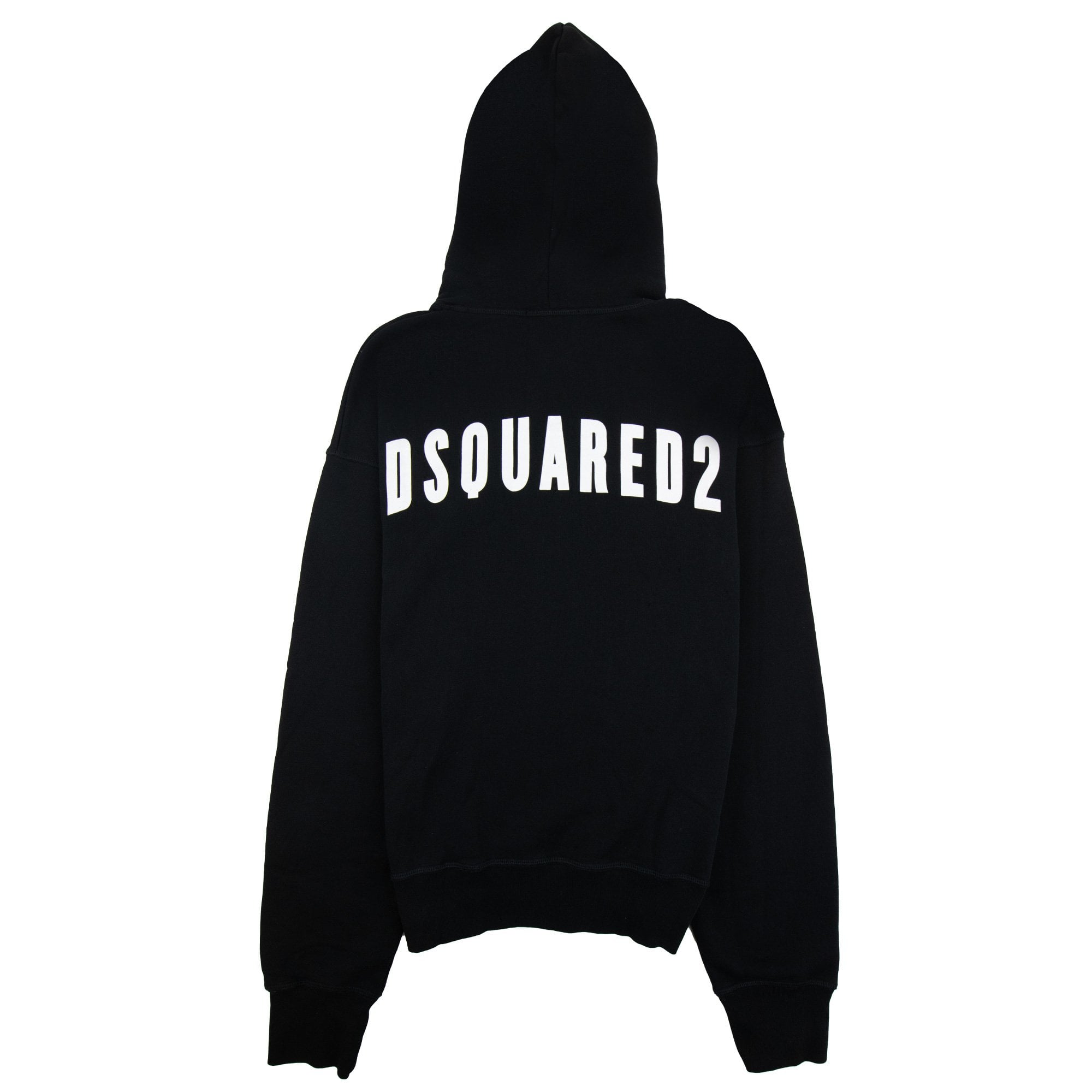 Dsquared2 Leaf Logo Hoodied Sweatshirt Black