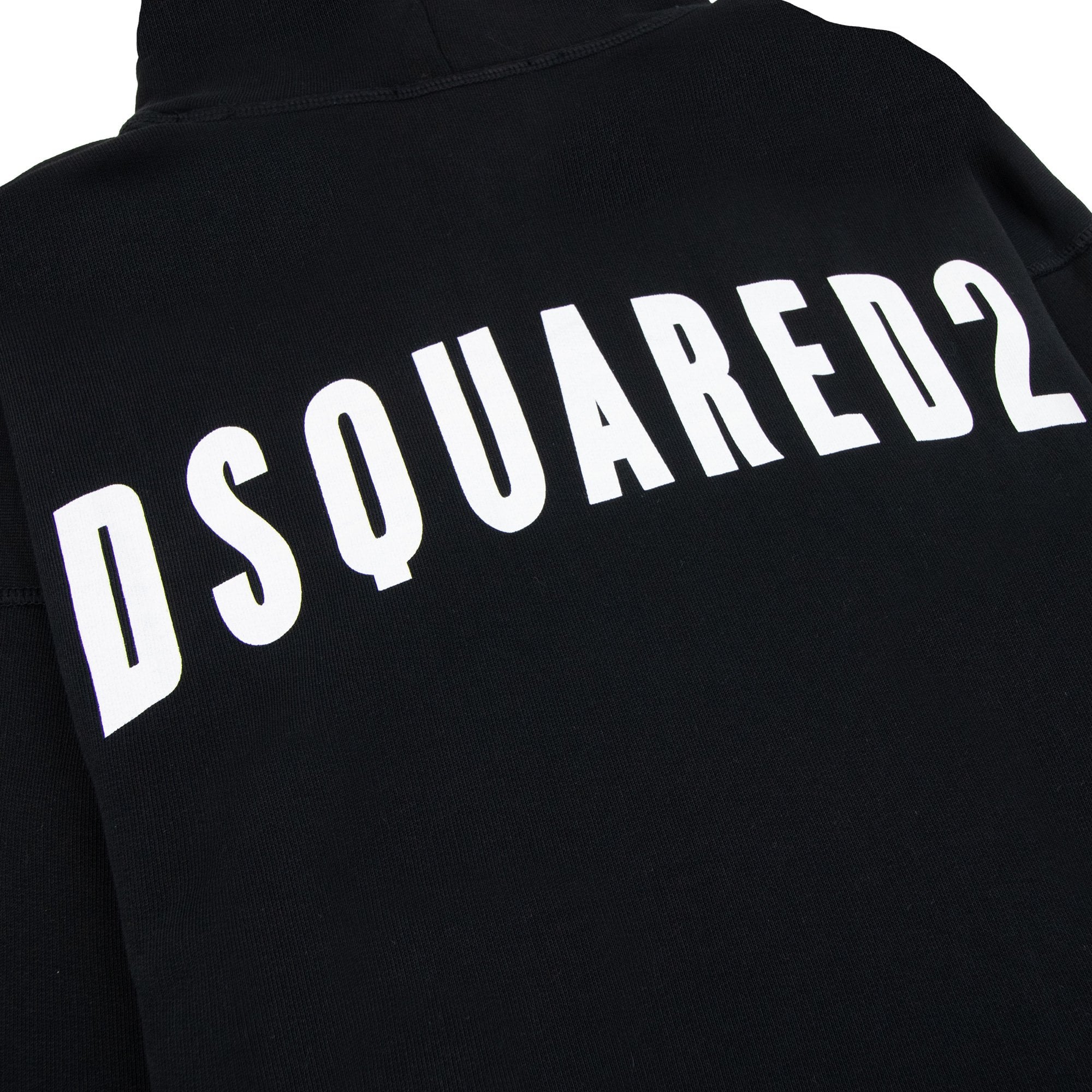 Dsquared2 Leaf Logo Hoodied Sweatshirt Black