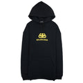 Balenciaga Bb Logo Hoodied Sweatshirt Black