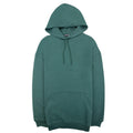 Balenciaga Back Logo Print Hoodied Sweatshirt Dark Green