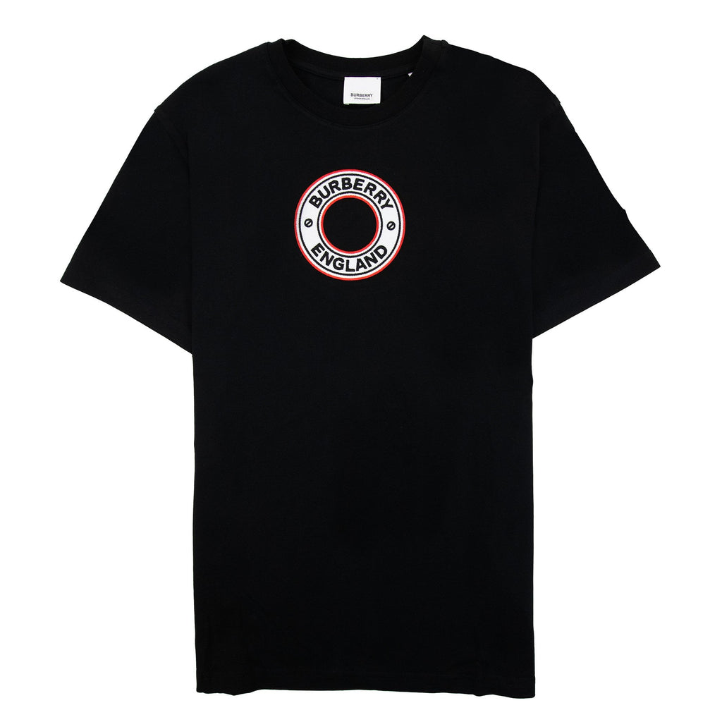 Burberry Archway Circle Logo T Shirt Black