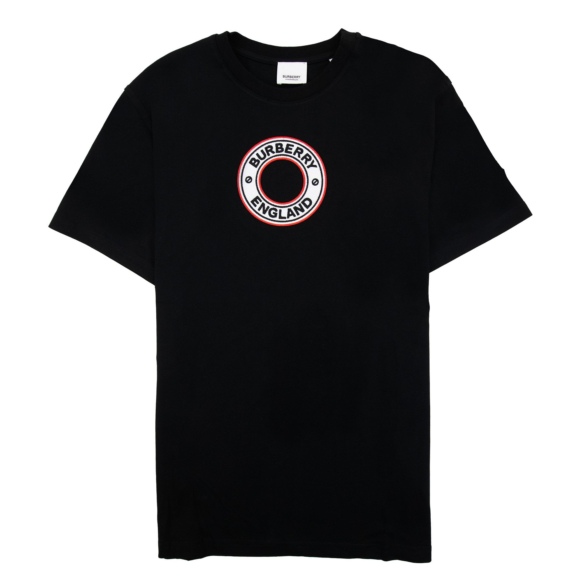 Burberry Archway Circle Logo T Shirt Black