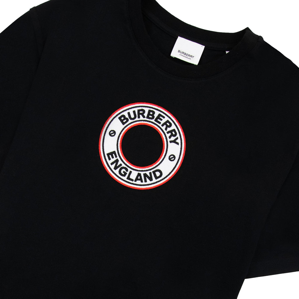 Burberry Archway Circle Logo T Shirt Black