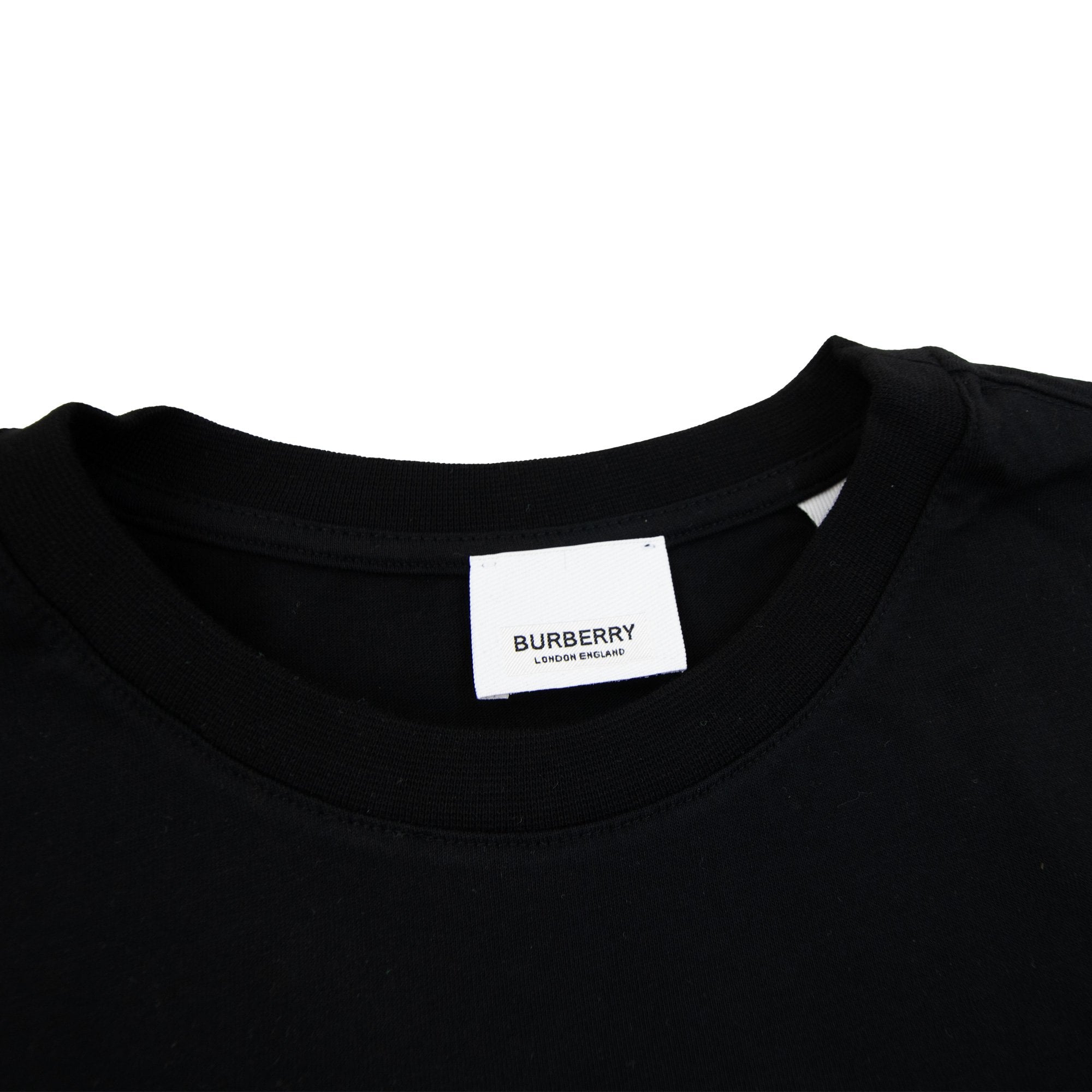 Burberry Archway Circle Logo T Shirt Black