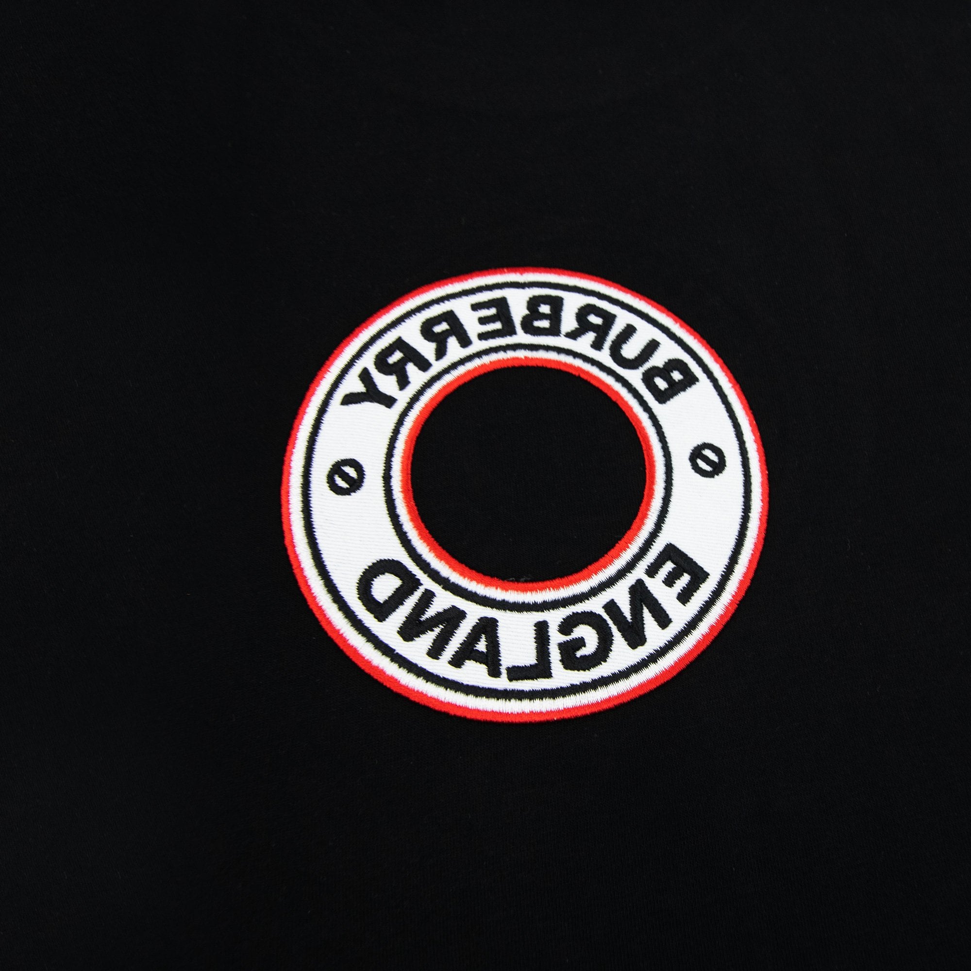 Burberry Archway Circle Logo T Shirt Black