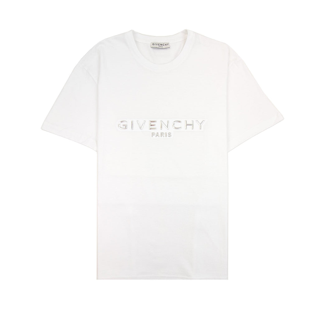 Givenchy Logo Aplique T Shirt White 100