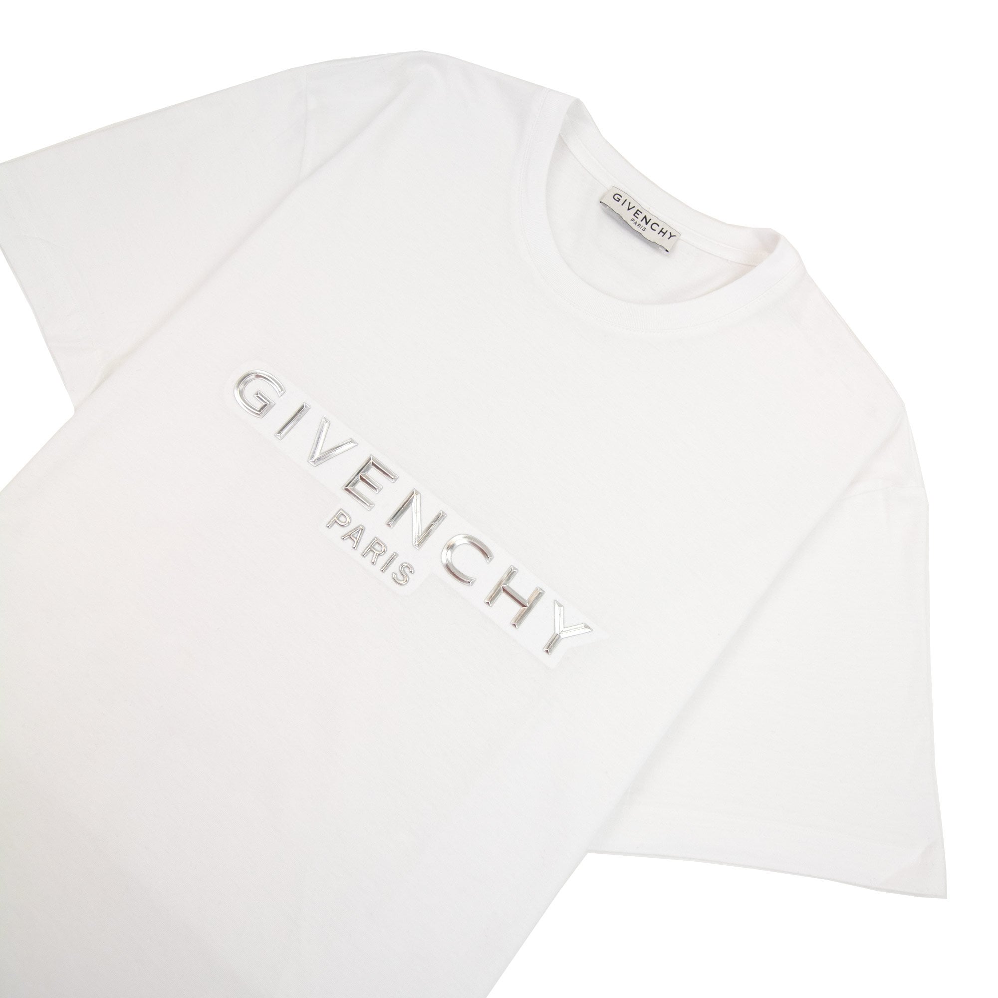 Givenchy Logo Aplique T Shirt White 100