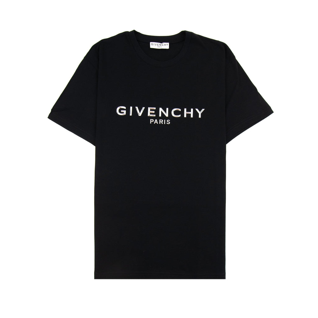 Givenchy Logo Aplique T Shirt Black 001