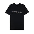 Givenchy Logo Aplique T Shirt Black 001