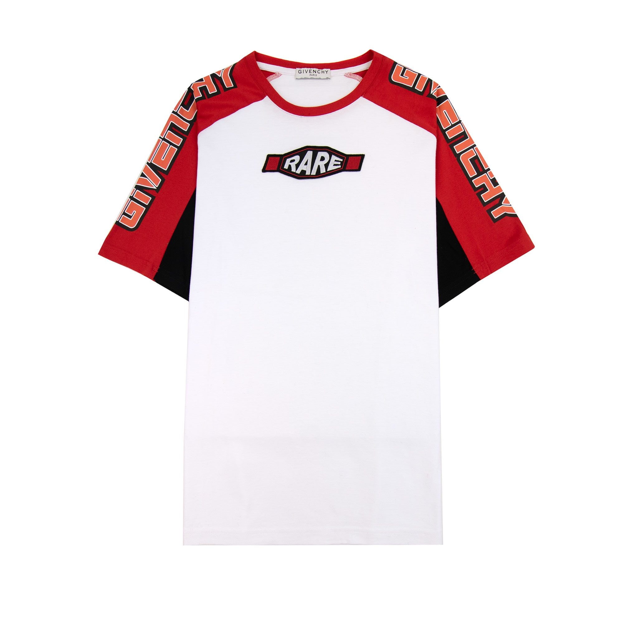 Givenchy Rare Logo Crewneck T Shirt White 001