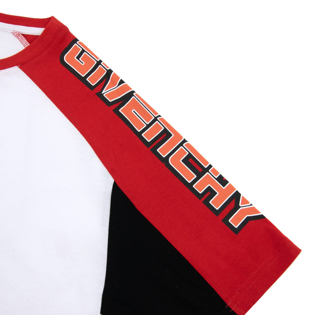 Givenchy Rare Logo Crewneck T Shirt White 001
