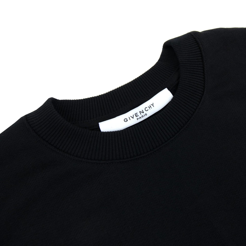 Givenchy Star Logo Print Crewneck Sweatshirt Black 001