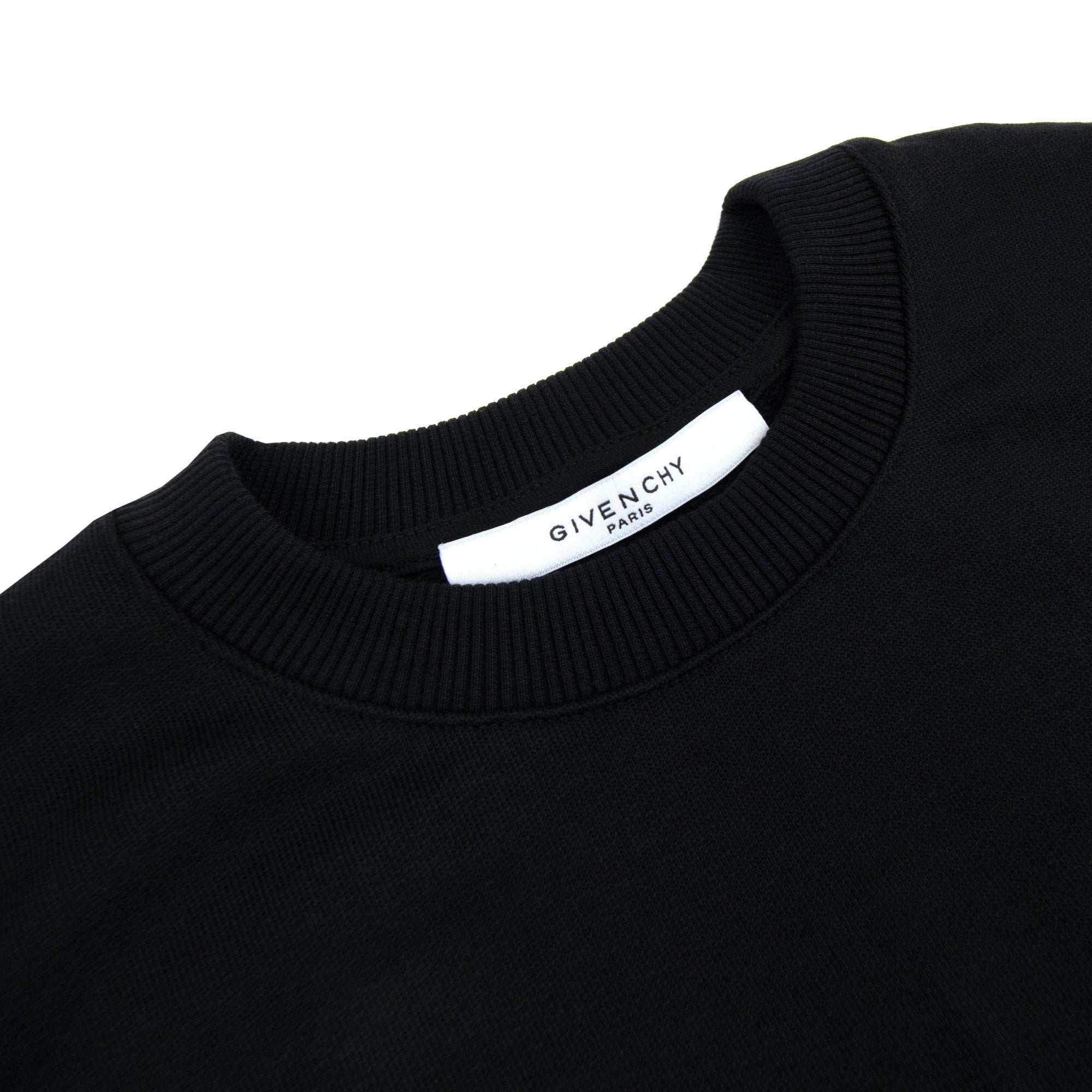 Givenchy Star Logo Print Crewneck Sweatshirt Black 001