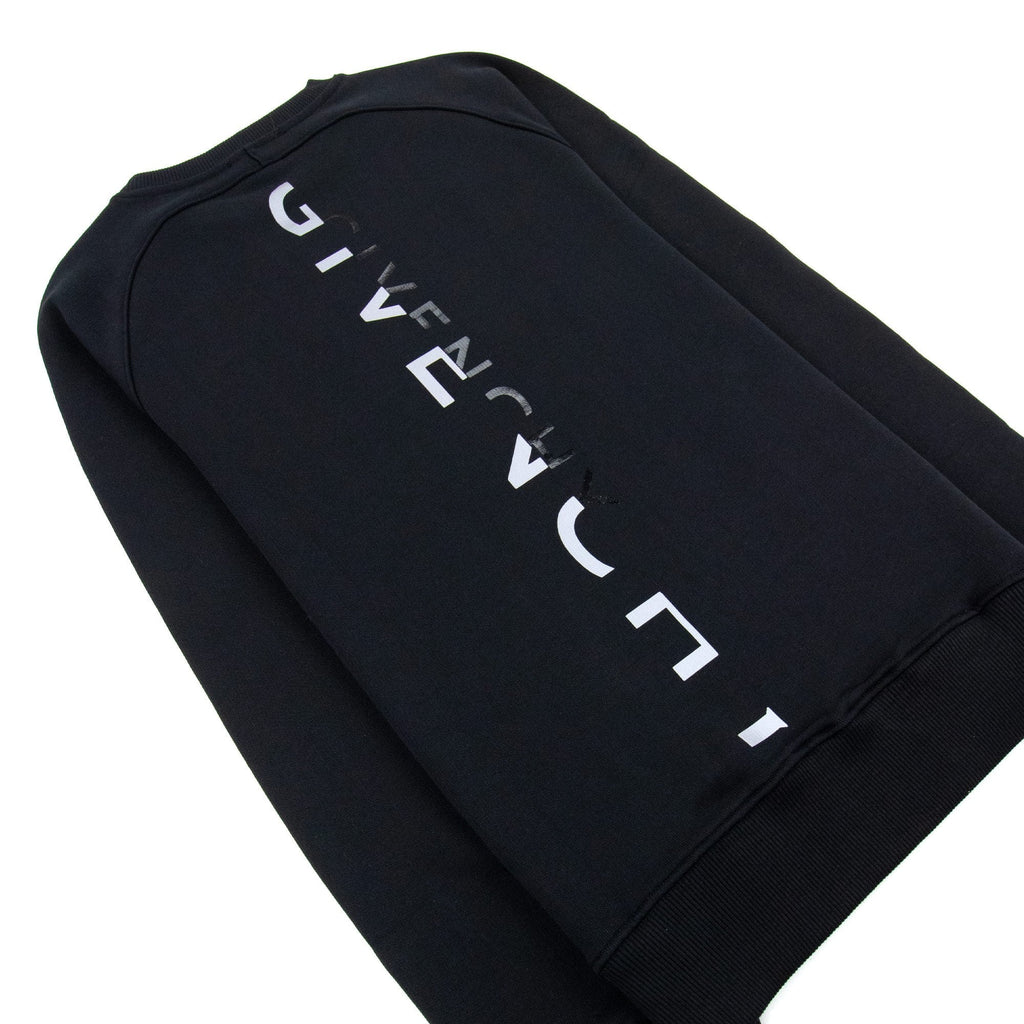 Givenchy Relective Back Logo Sweatshirt Black 001