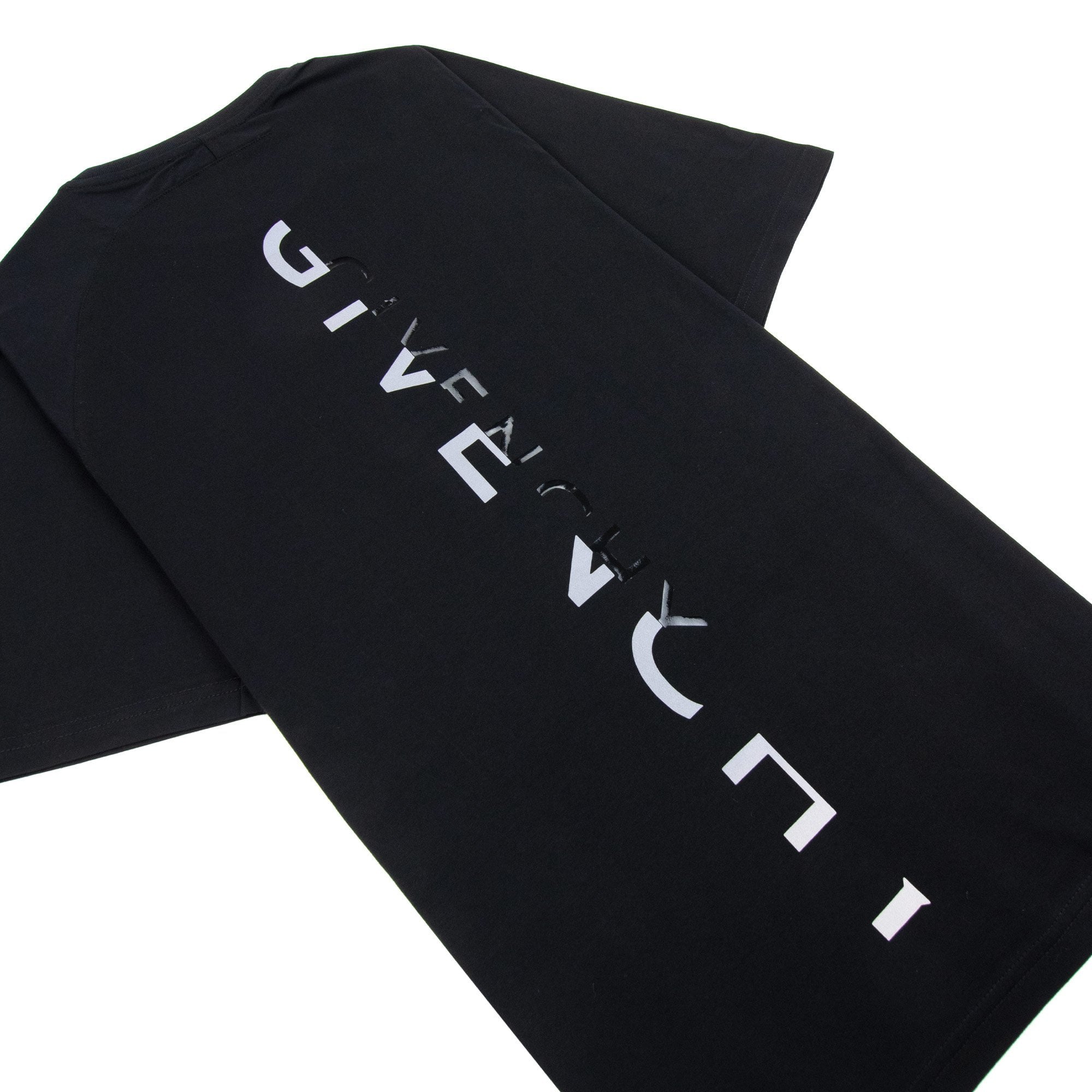 Givenchy Reflective Back Logo T Shirt Black