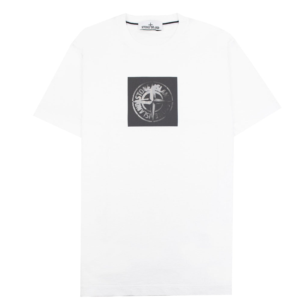 Stone Island 2ns83 Institutional One Print T Shirt White V0001