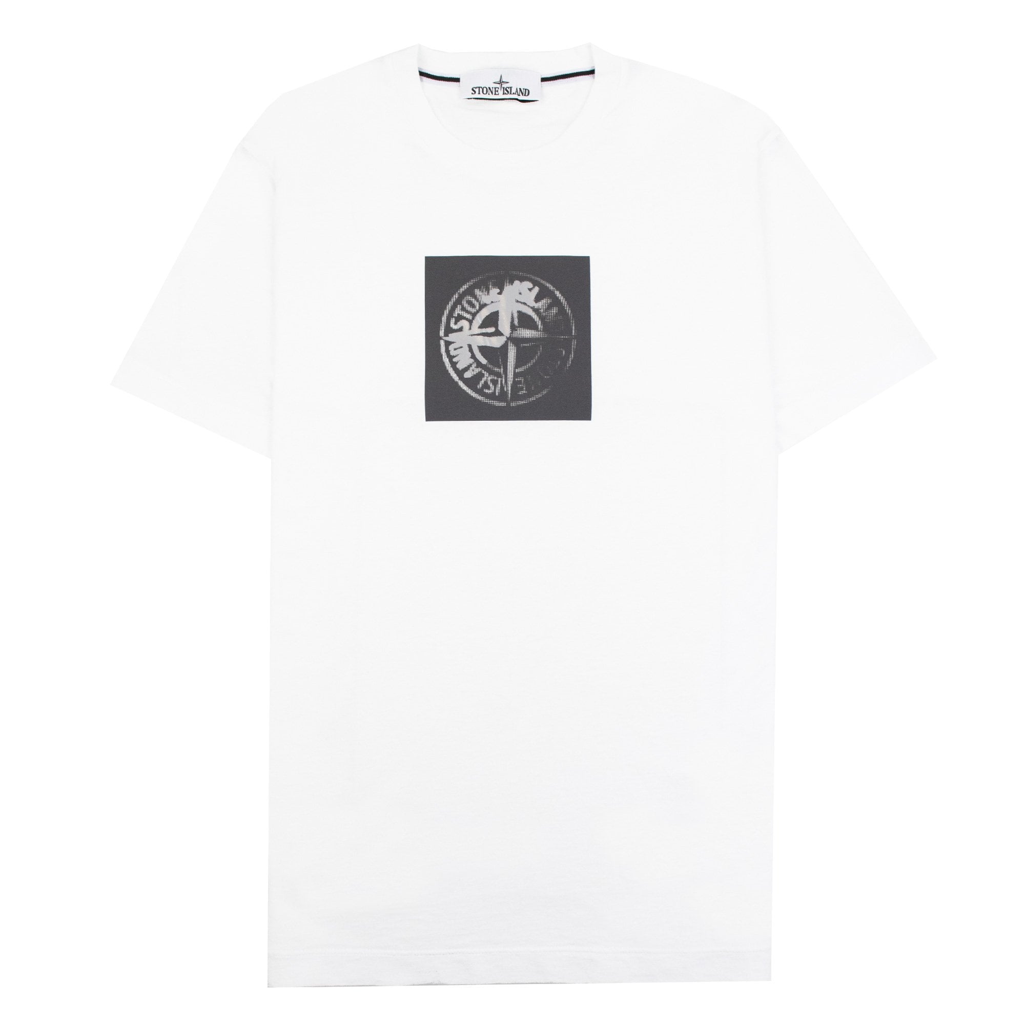 Stone Island 2ns83 Institutional One Print T Shirt White V0001
