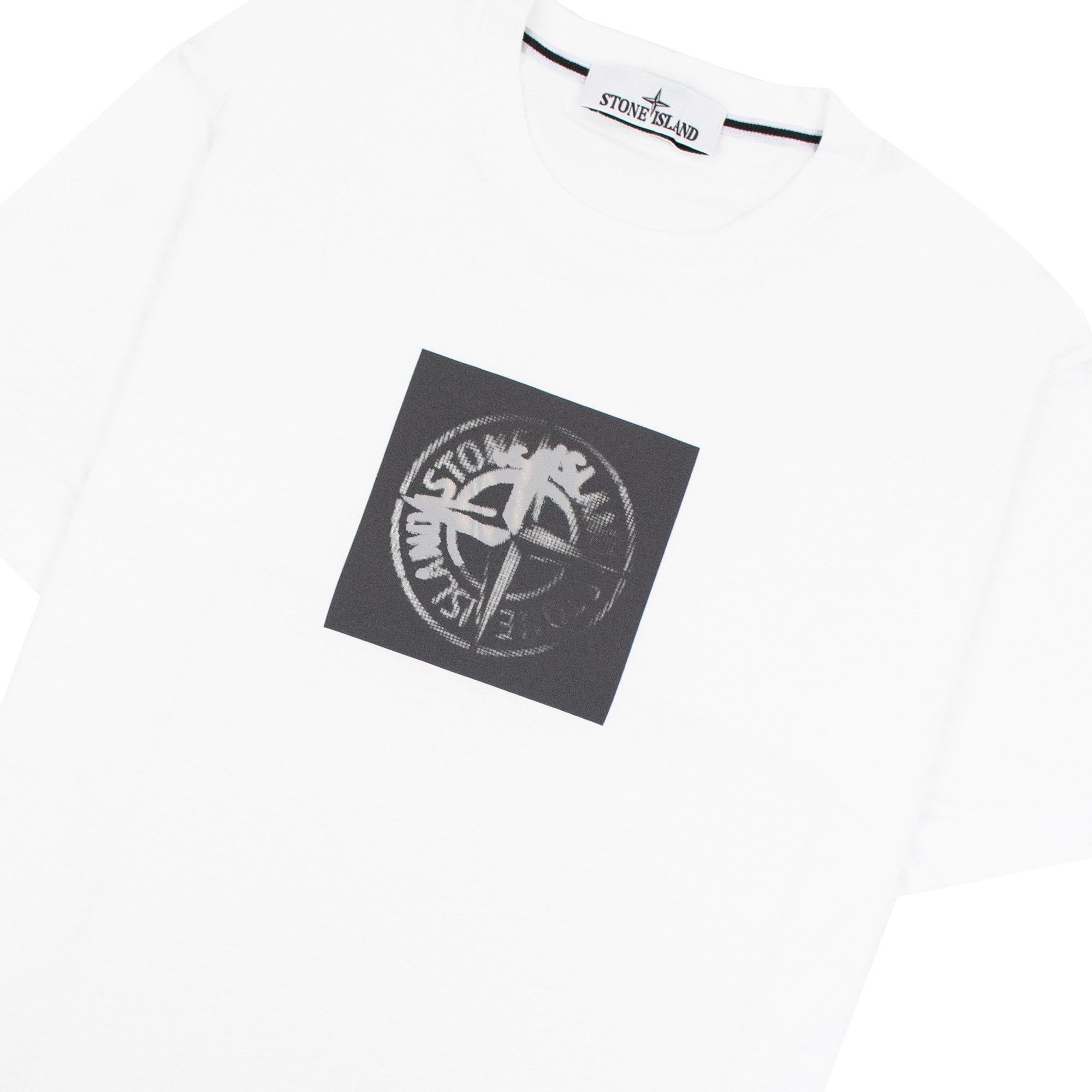 Stone Island 2ns83 Institutional One Print T Shirt White V0001