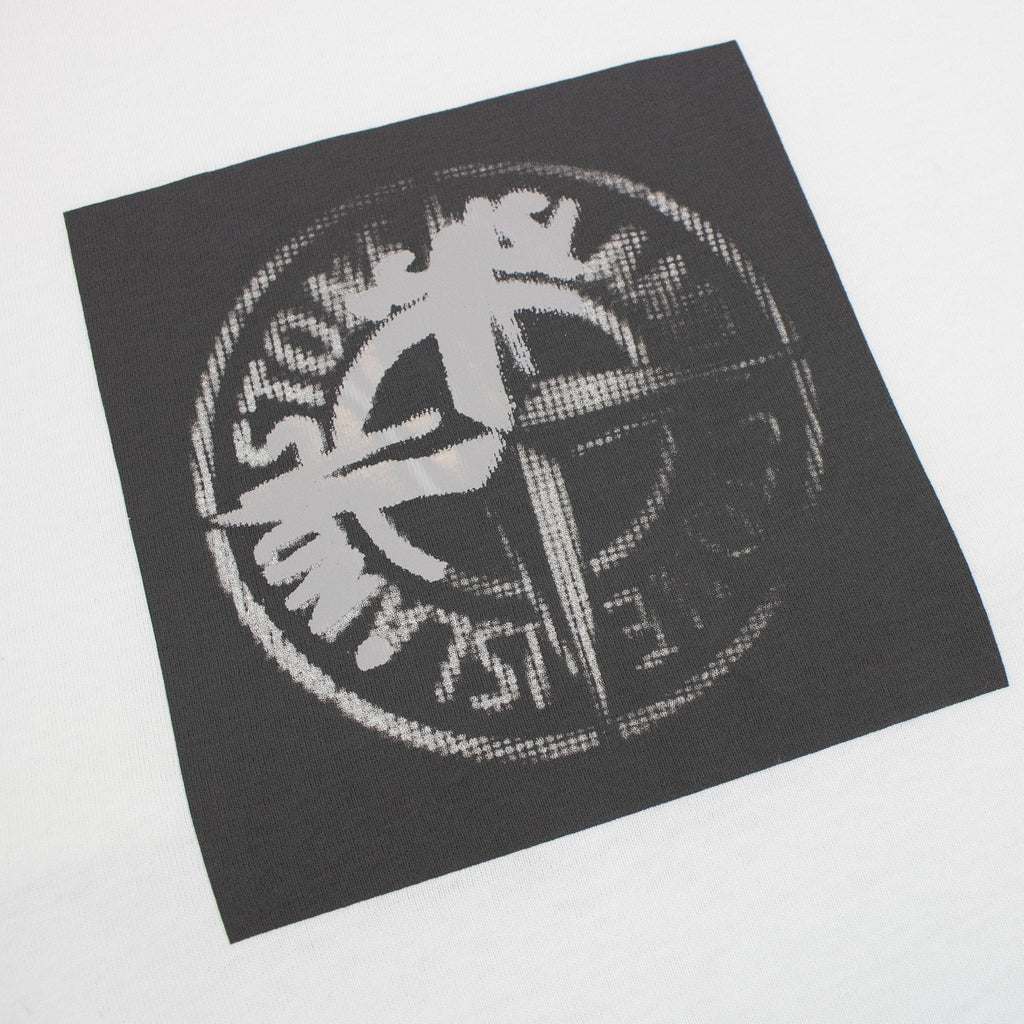 Stone Island 2ns83 Institutional One Print T Shirt White V0001
