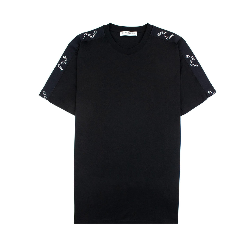Givenchy Refracted Logo-tape Cotton T-shirt Black