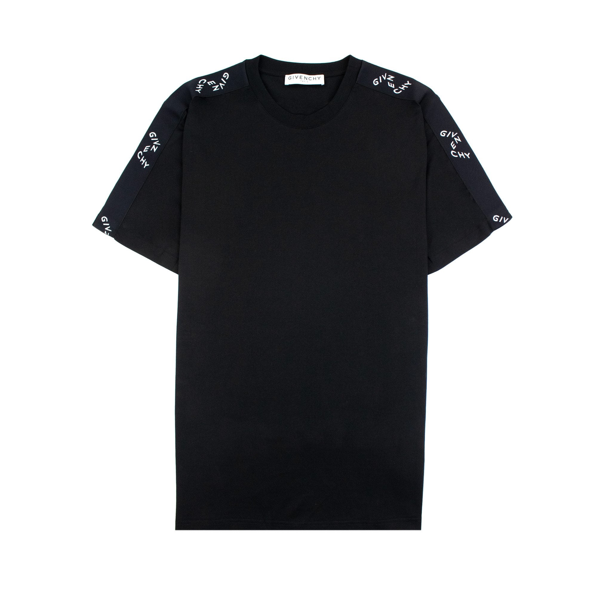 Givenchy Refracted Logo-tape Cotton T-shirt Black