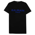 Balmain Embossed Logo T Shirt Black