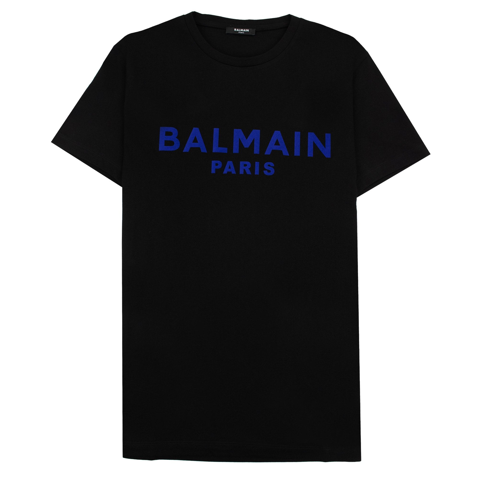 Balmain Embossed Logo T Shirt Black