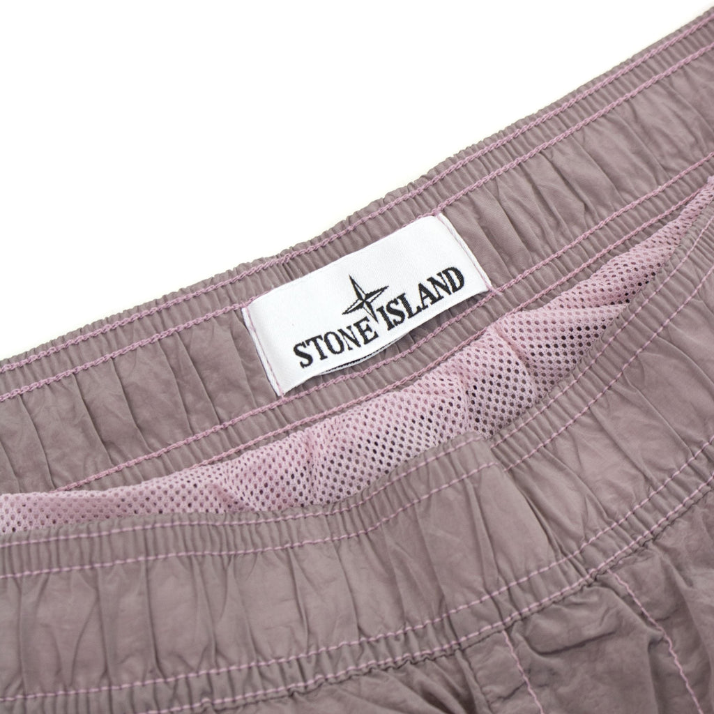 Stone Island B0943 Nylon Metal Swim Shorts Pink V0080