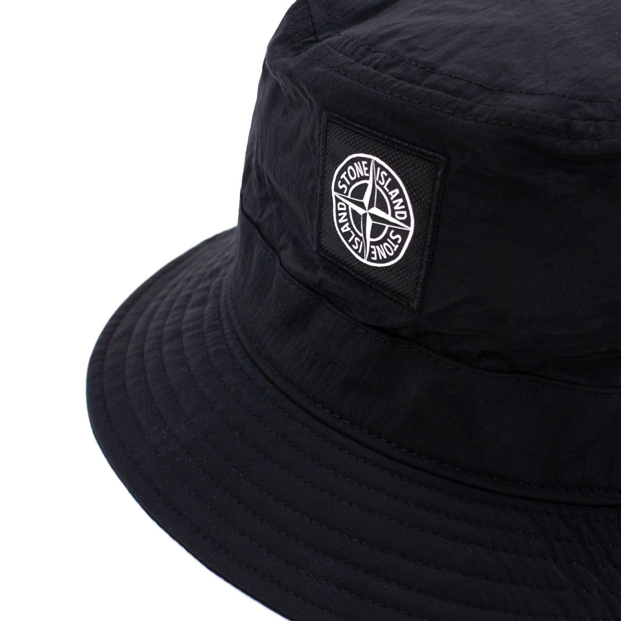 Stone Island 99376 Nylon Metal In Econyl Bucket Hat Black V0029