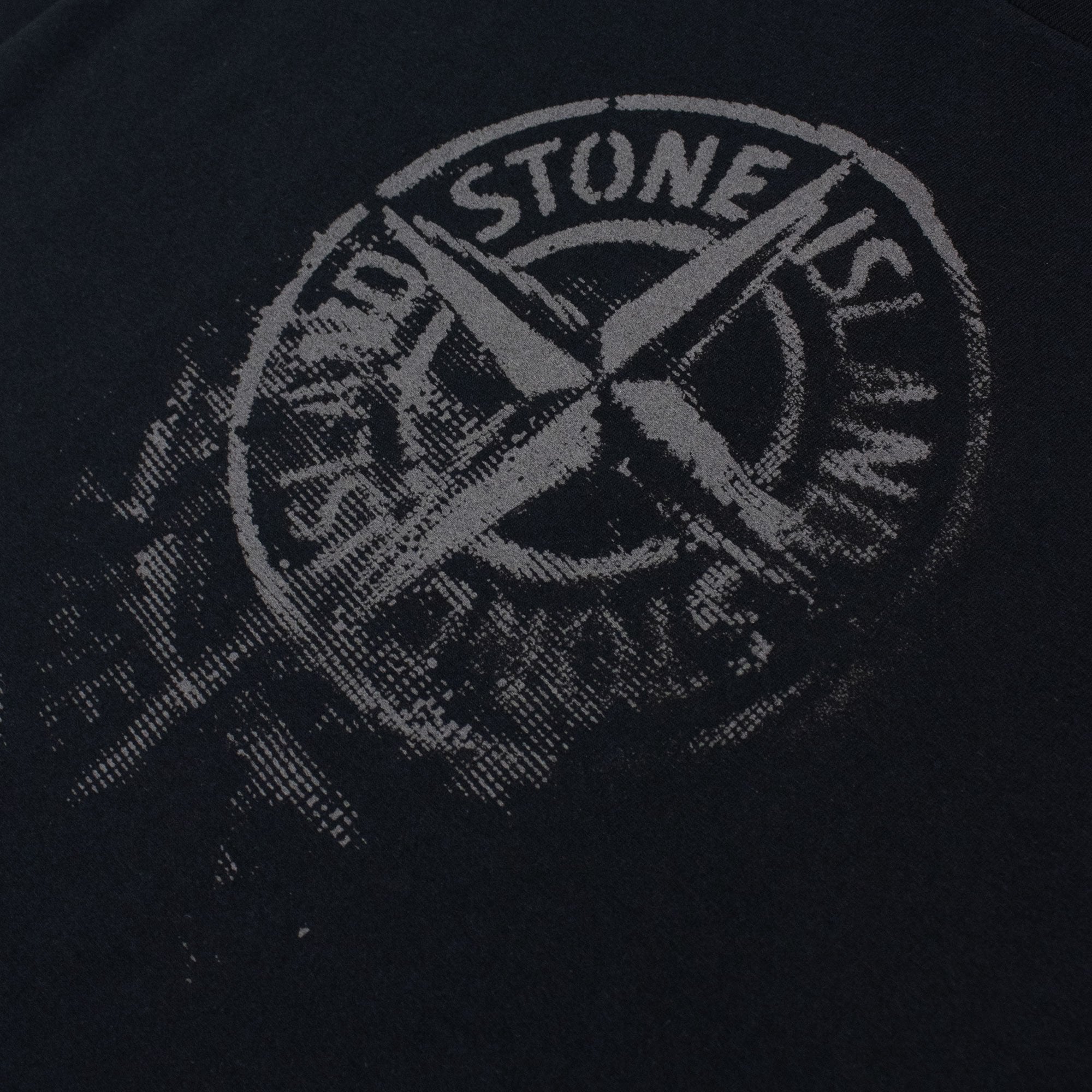 Stone Island 2rc87 Reflective One Print T Shirt Black V0029