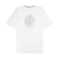 Stone Island 2rc87 Reflective One Print T Shirt White V0001