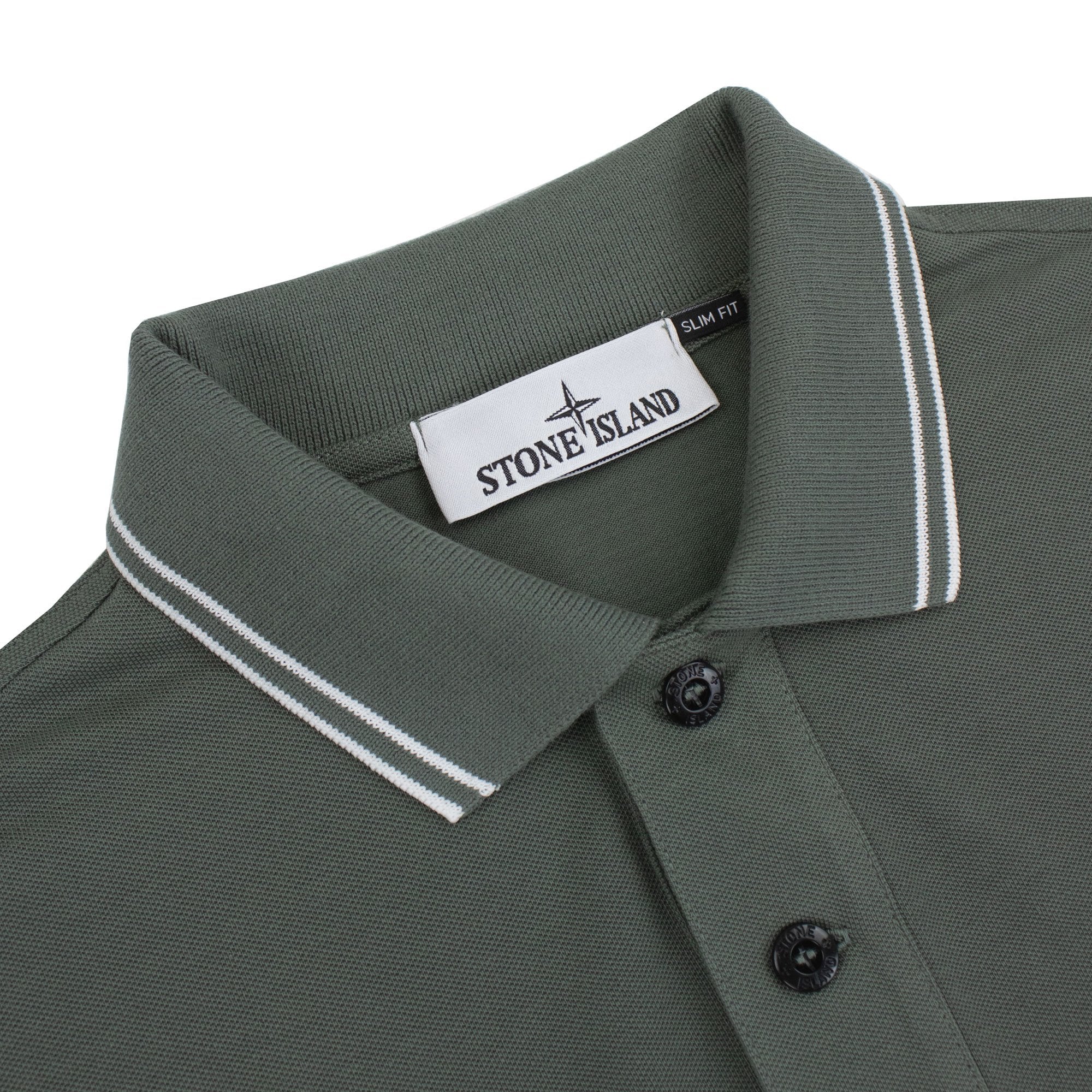 Stone Island 22s18 Slim Fit Polo Shirt Khaki V0059
