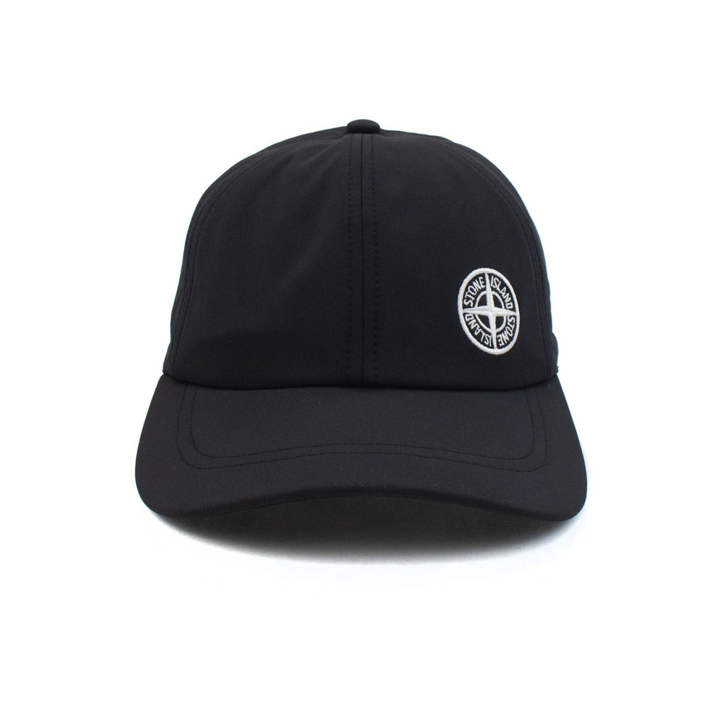 Stone Island 99227 Light Soft Shell 6 Panel Cap Black V0029