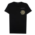 Balmain Badge Logo Crewneck T-shirt Black