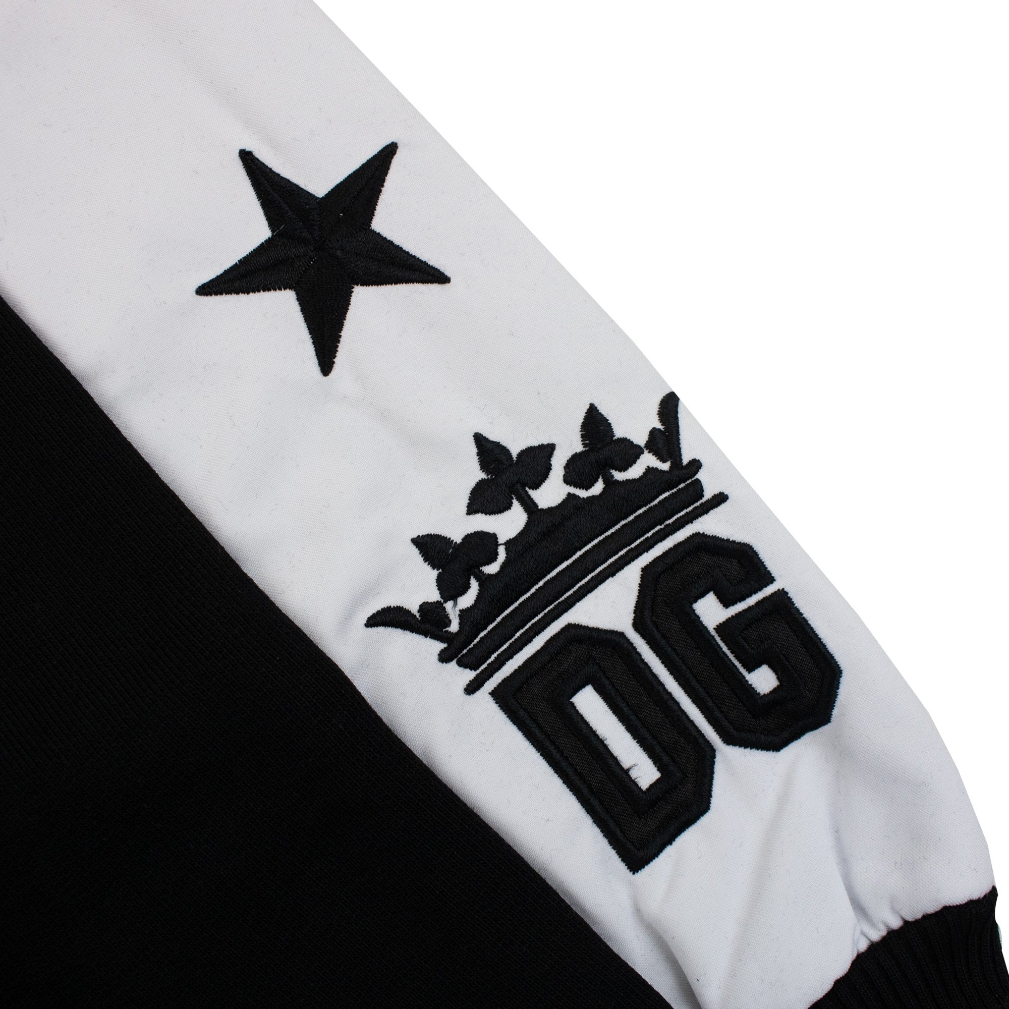 Dolce & Gabbana Embroidered Crown Since 1984 Crewneck Sweatshirt Black