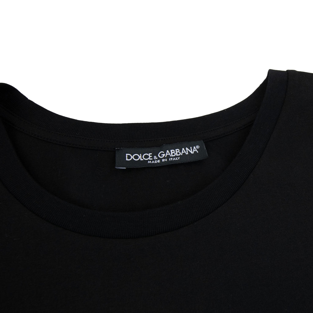 Dolce & Gabbana Dg Italian Brand Logo T Shirt Black