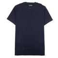 Emporio Armani All Over Jacquard Eagle Logo T Shirt Blue Navy