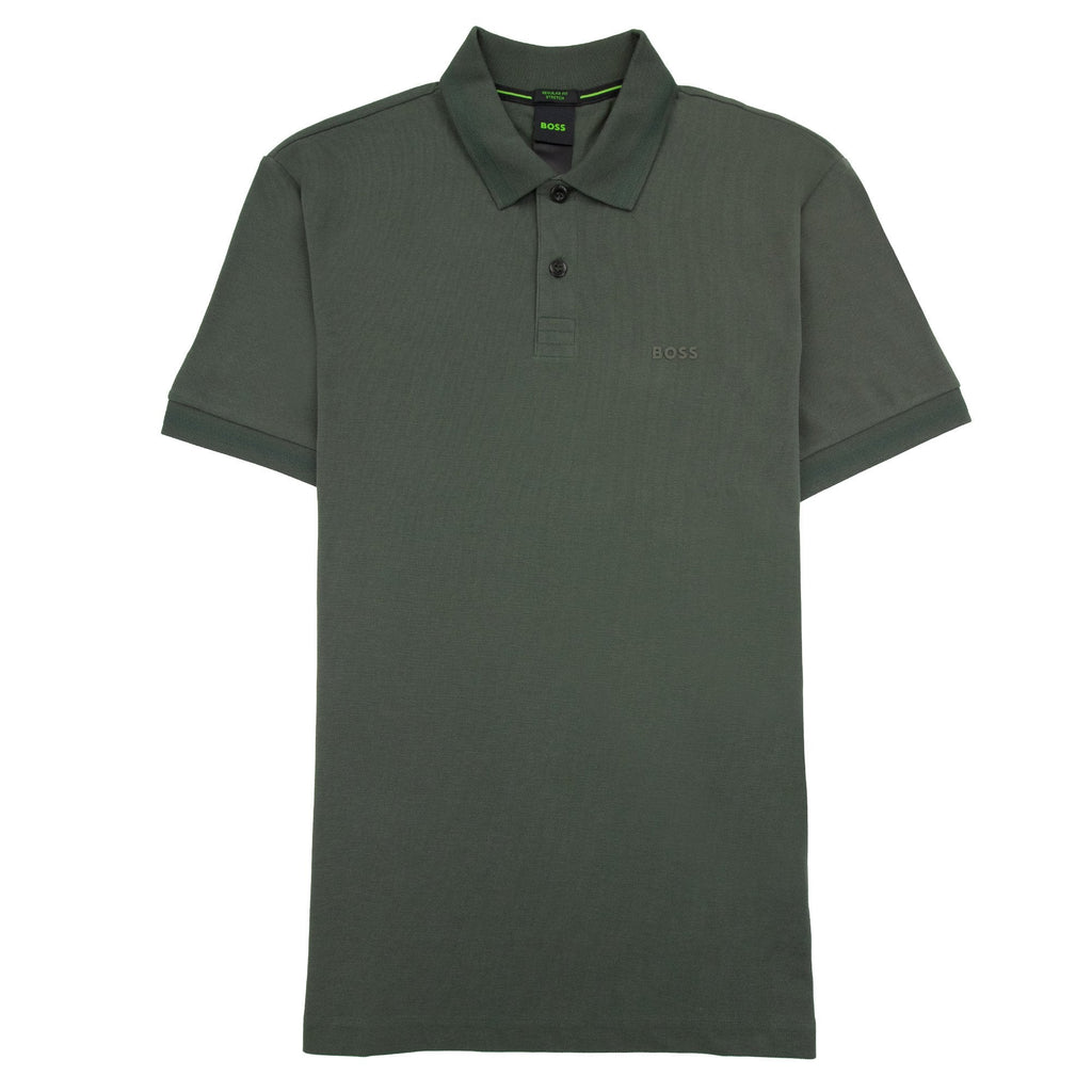Hugo Boss Pio 1 Stretch Regular Fit Polo Green 379
