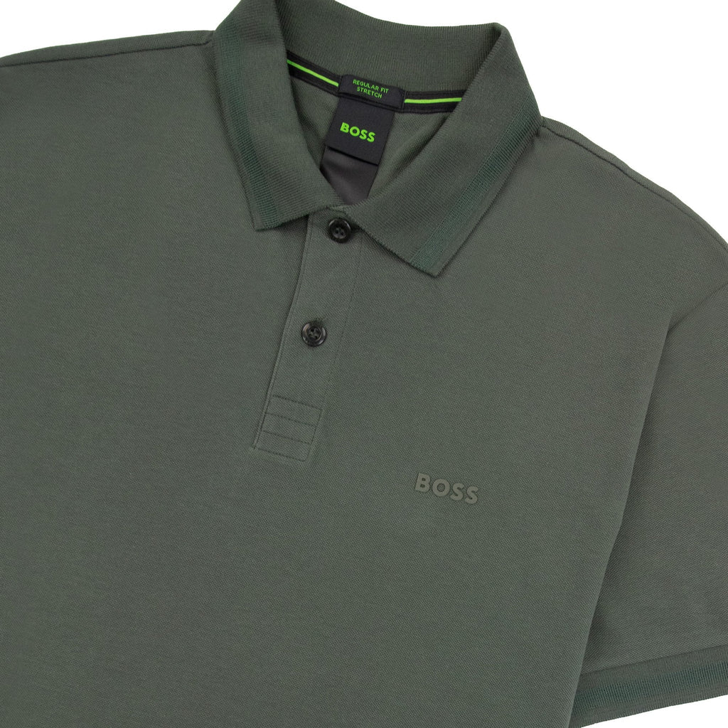 Hugo Boss Pio 1 Stretch Regular Fit Polo Green 379