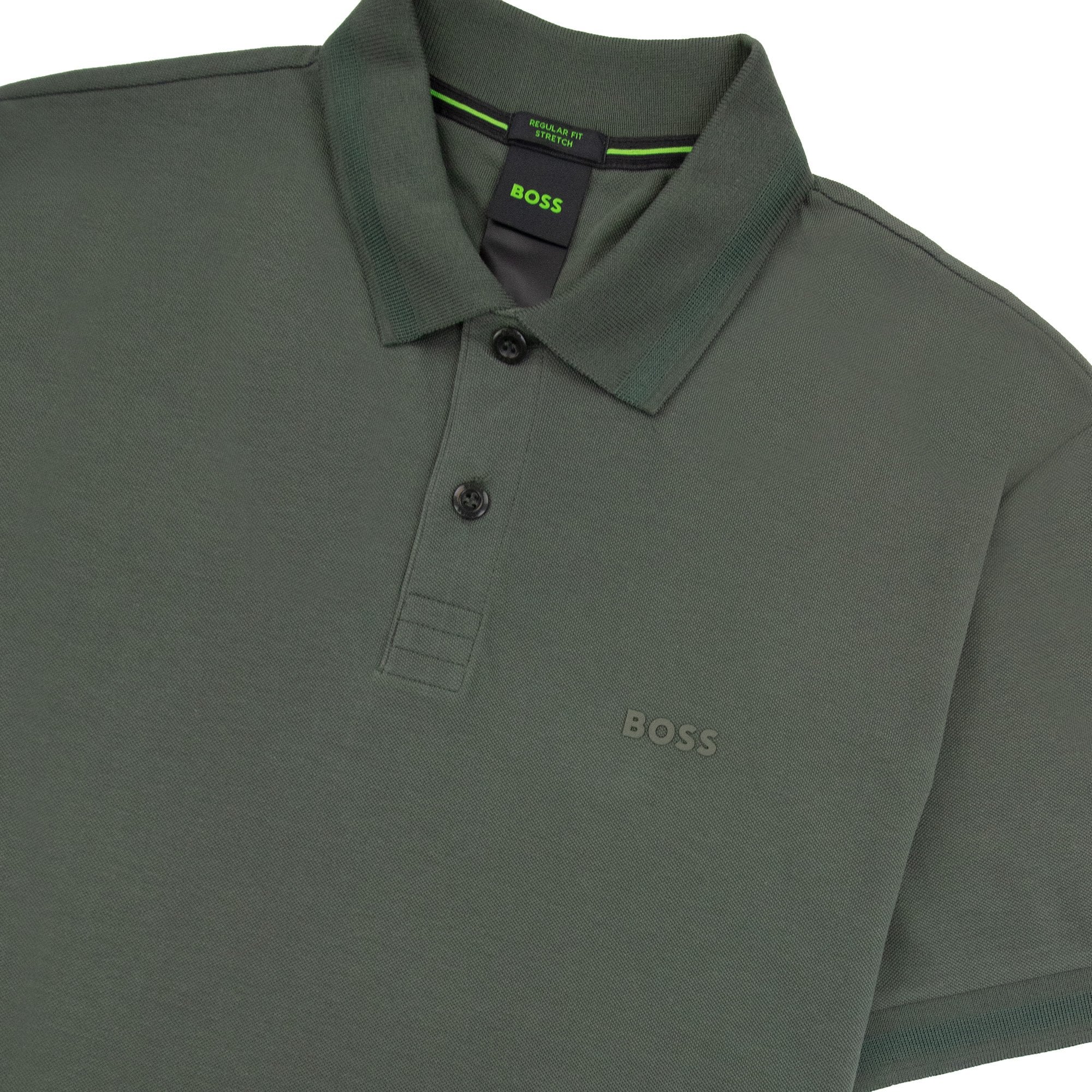 Hugo Boss Pio 1 Stretch Regular Fit Polo Green 379