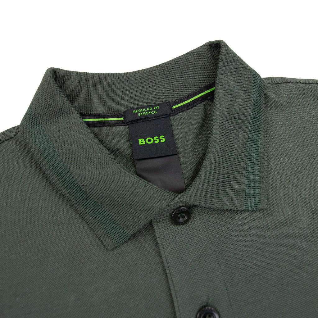Hugo Boss Pio 1 Stretch Regular Fit Polo Green 379