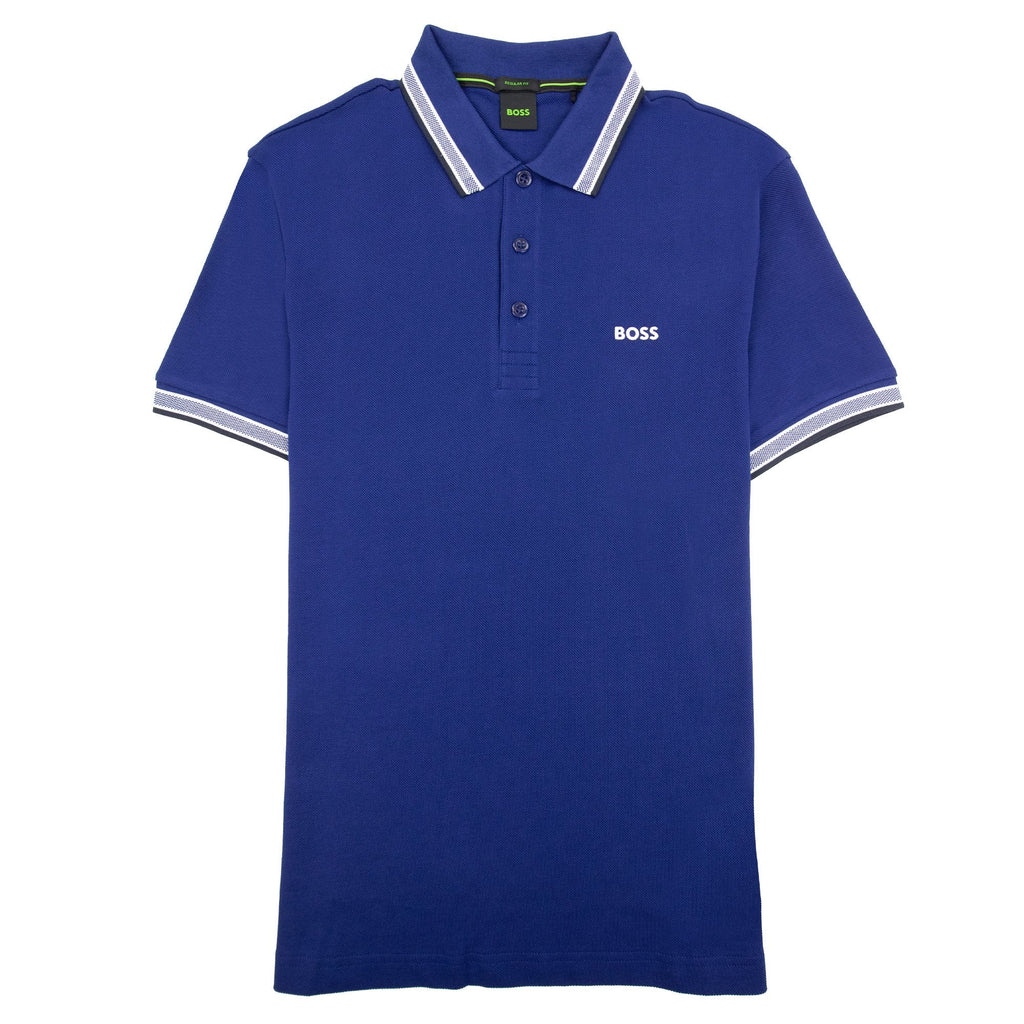 Hugo Boss Embroidered Logo Paddy Polo Blue 415