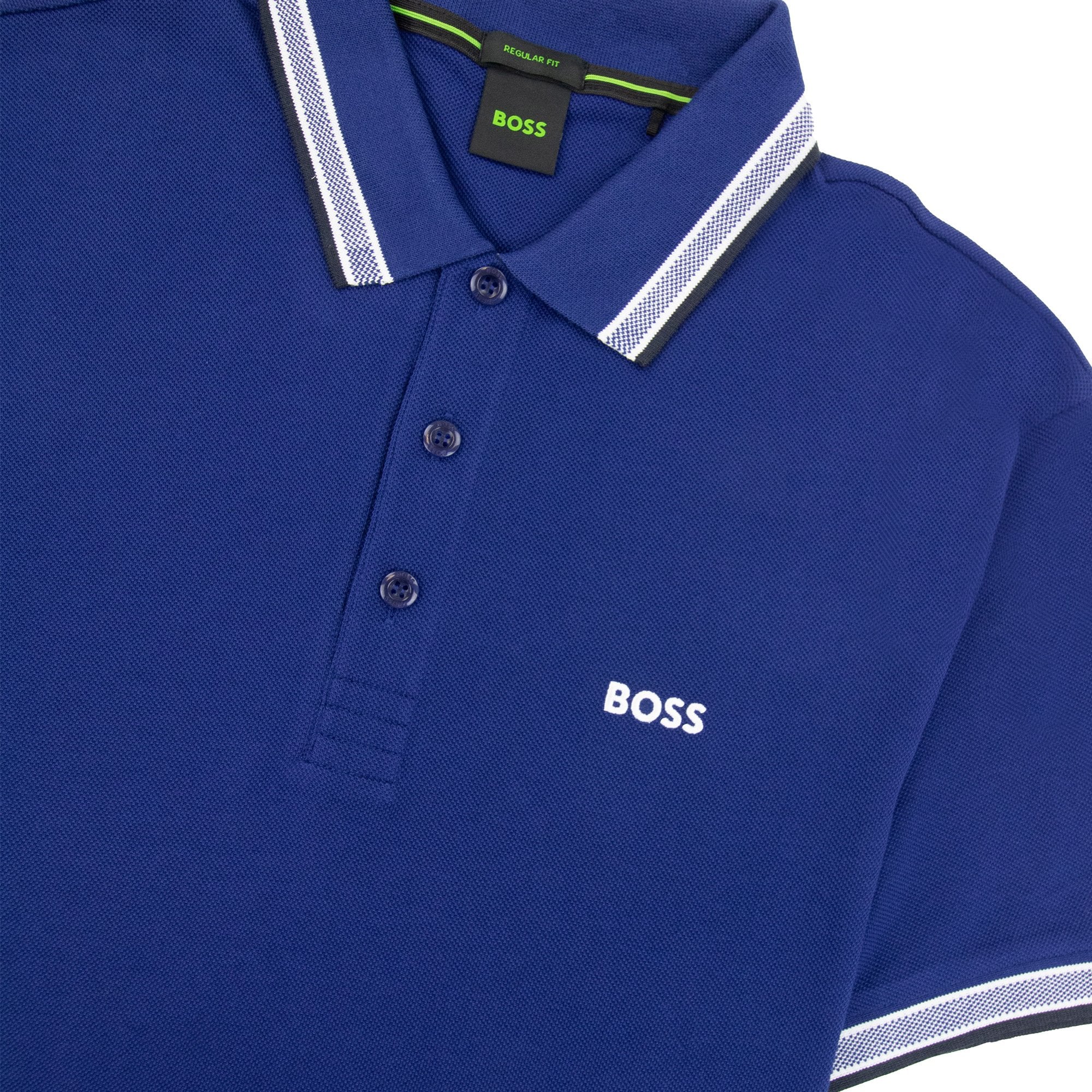 Hugo Boss Embroidered Logo Paddy Polo Blue 415